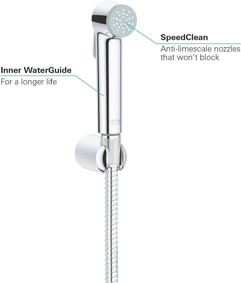 Grohe Bathroom Fixtures, Trigger Spray, Shattaf With Wall Holder - Tempesta-F Collection - Image 5